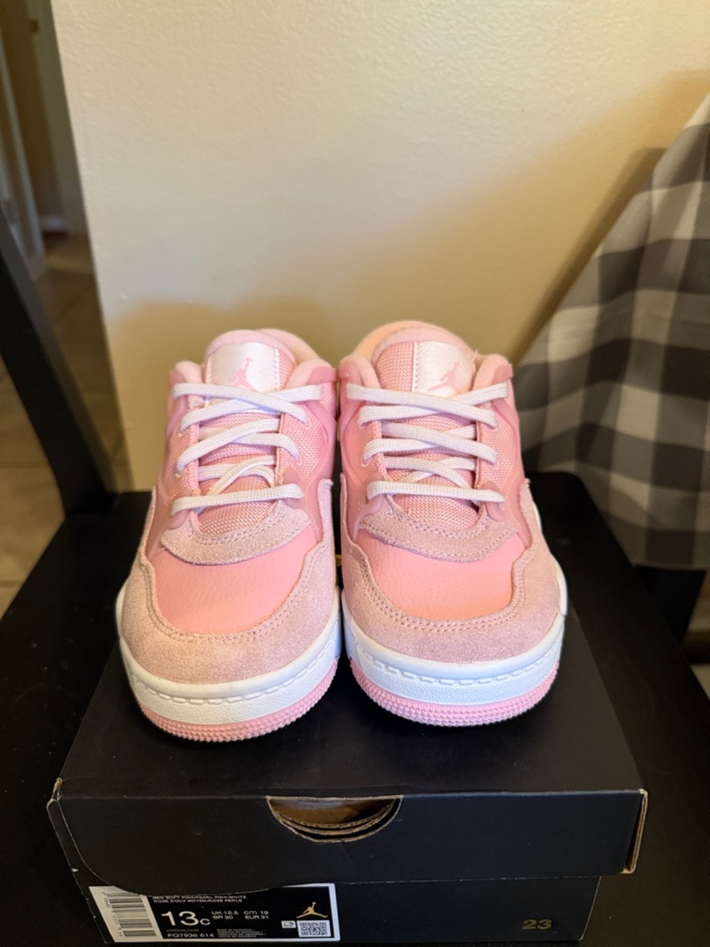 Jordan 4 RM Kids Pink Sneakers